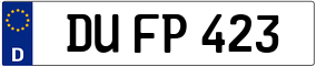 Truck License Plate